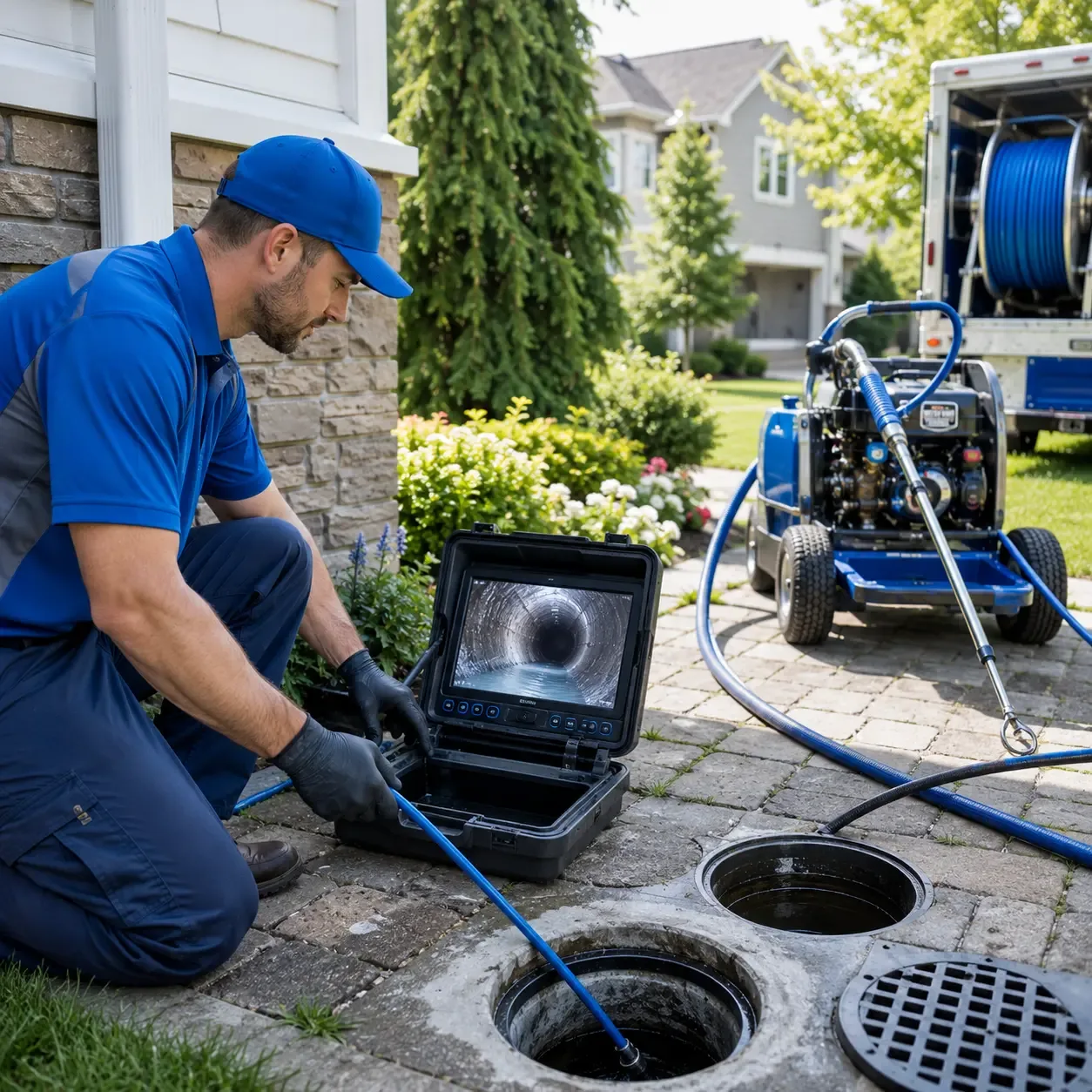 Outdoor drain cleaning professionals serving Rancho Cordova, CA